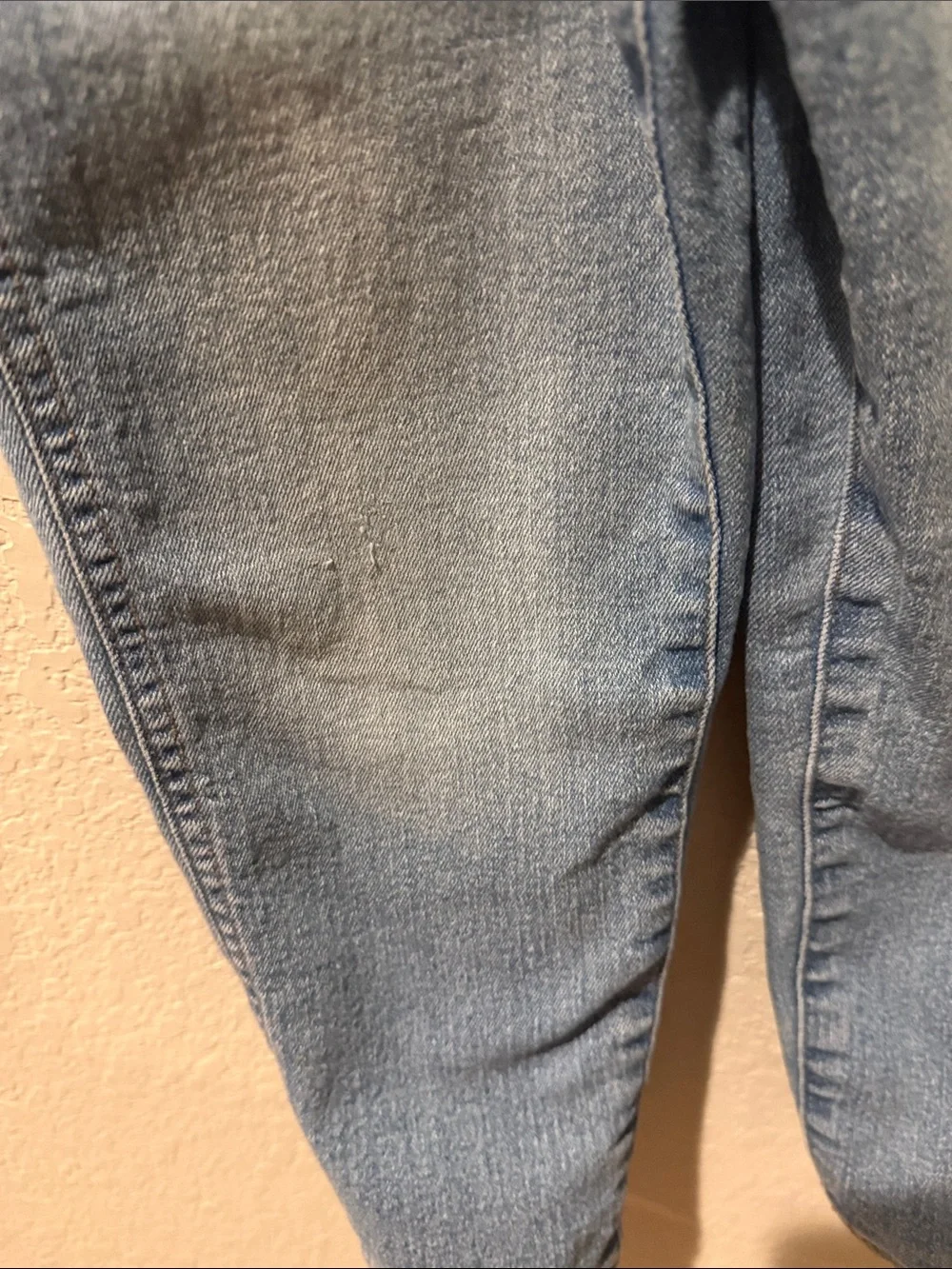 OshKosh Light Wash Denim Overalls 5T- Blue